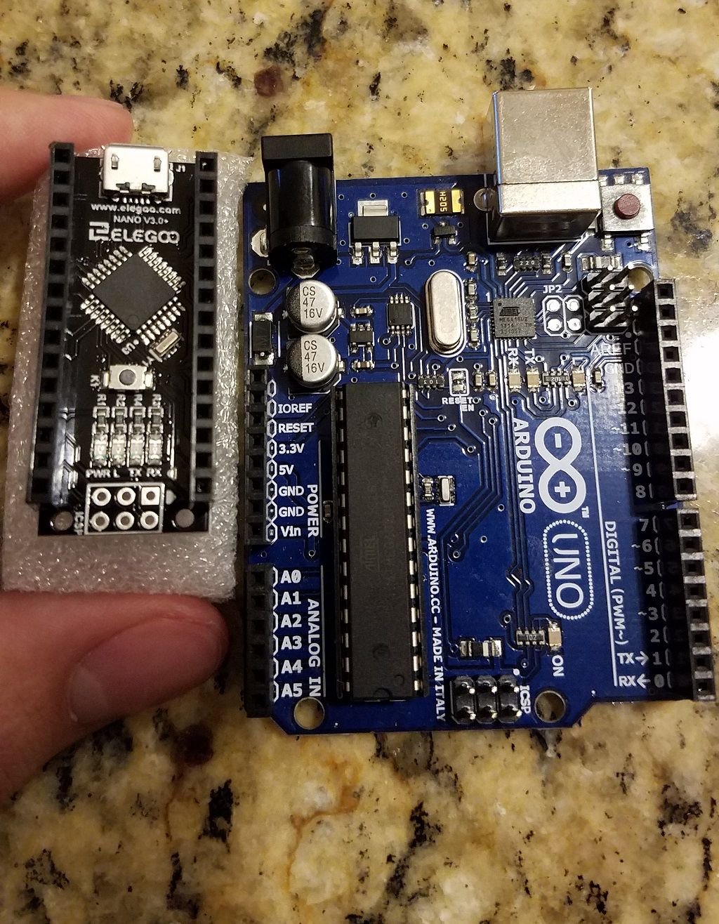 arduino comparison